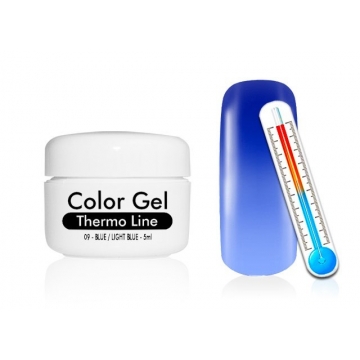 Barevný UV Gel Termo Line 5ml 09 modrý světle modrý